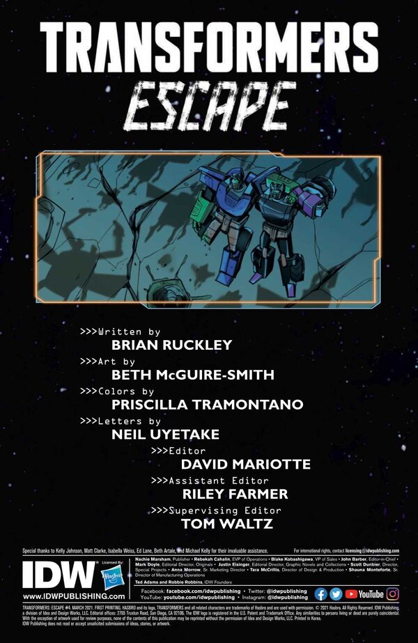 Transformers Escape Issue 4 Comic Preview  (4 of 9)